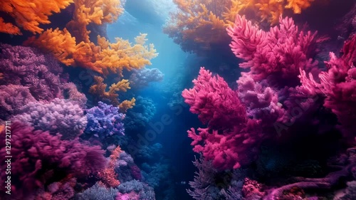 Wallpaper Mural Vibrant Underwater Coral Reef Scene Torontodigital.ca