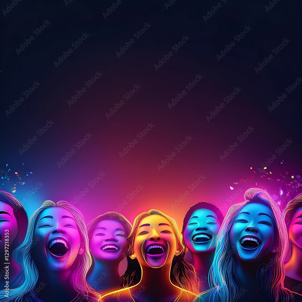 Obraz premium Realistic Happiness Celebration Poster