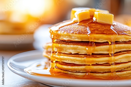 Pancakes food banner photo