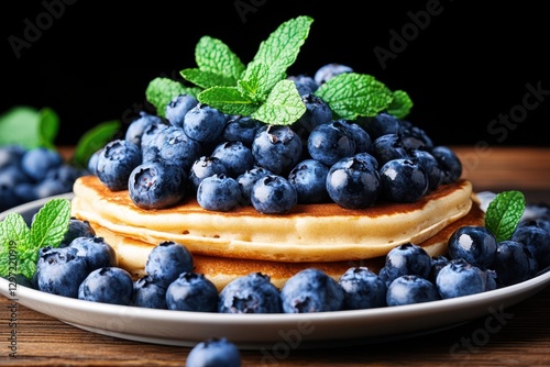 Pancakes food banner photo