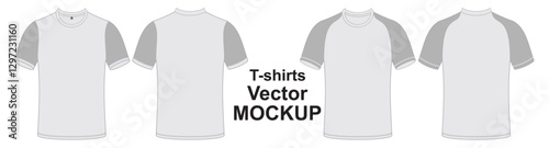 T-shirt Design Template Sleeve less  Tee Shirt Vector Mockup Desing Fashion sports