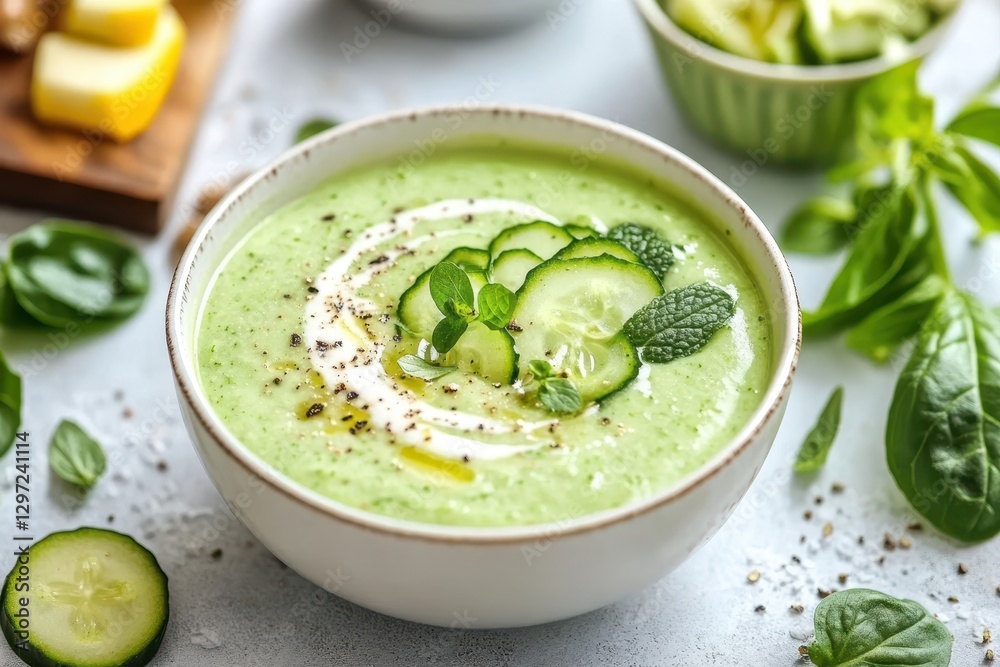 Delicious and Hearty Soup with Fresh Ingredients Delicious and Hearty Soup with Fresh Ingredients