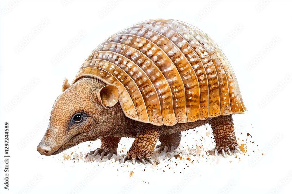 Small brown and white turtle with a brown head and a brown shell Small brown and white turtle with a brown head and a brown shell