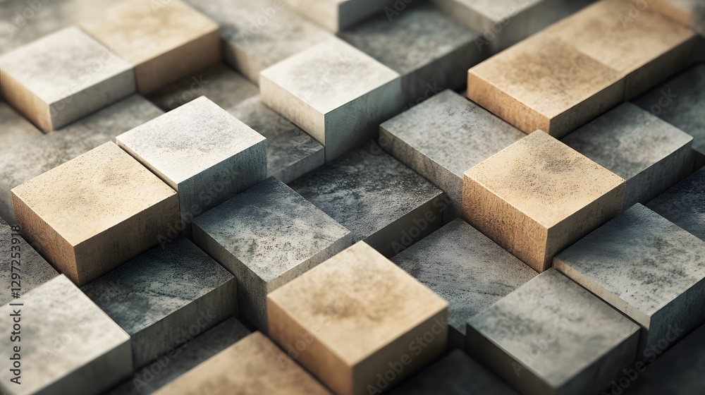 Geometric patterns in muted taupe colors Geometric patterns in muted taupe colors