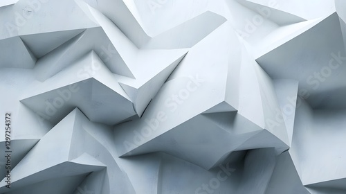 Geometric shapes that gently deform and merge