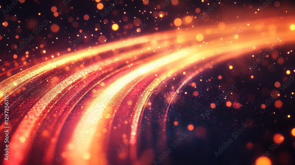 Futuristic abstract background with flowing neon curves, creating a dynamic and immersive space Futuristic abstract background with flowing neon curves, creating a dynamic and immersive space