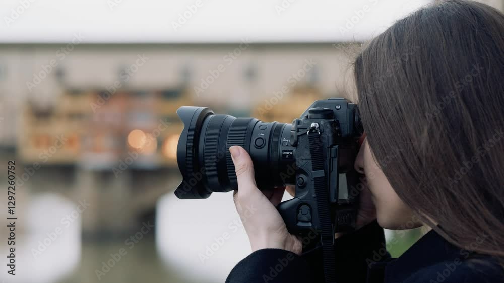 Fotografa professionista scatta foto a Firenzw