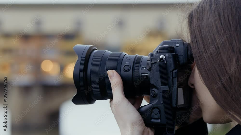 Fotografa professionista scatta foto a Firenzw