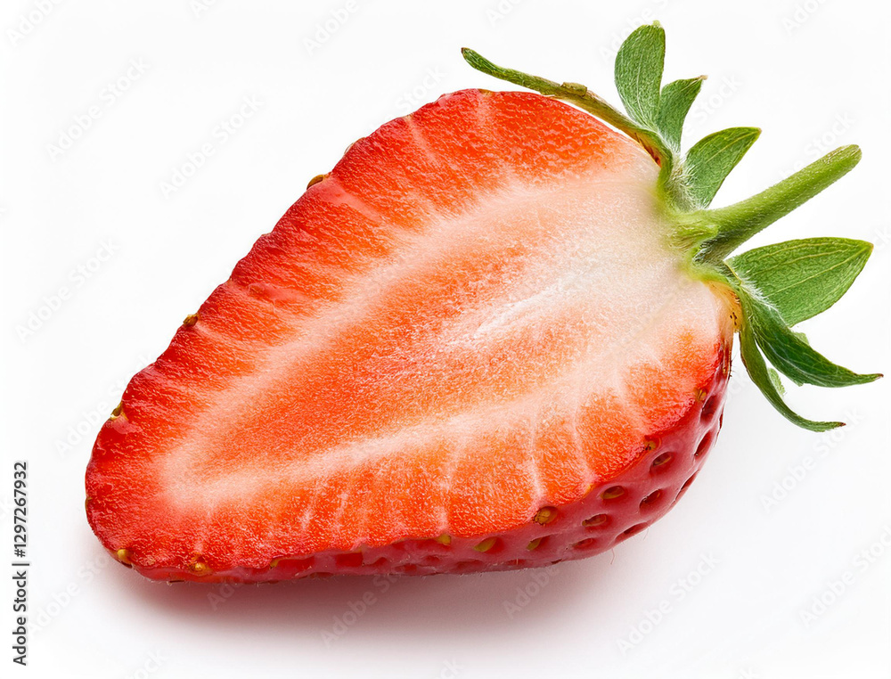 fresh strawberry isolated on white background fresh strawberry isolated on white background