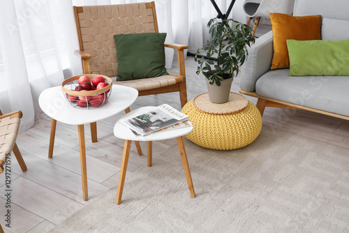 Interior of living room wit...