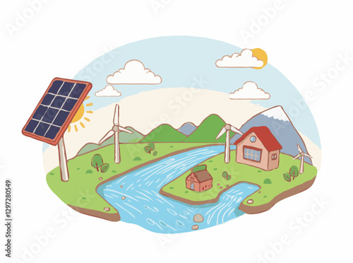 Clean Energy Sources: Solar, Wind, and Hydro Power