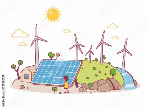 Clean Energy Sources: Solar, Wind, and Hydro Power