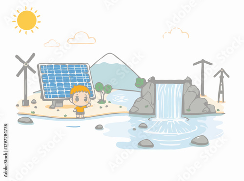 Renewable Energy Sources: Solar Power and Hydroelectricity