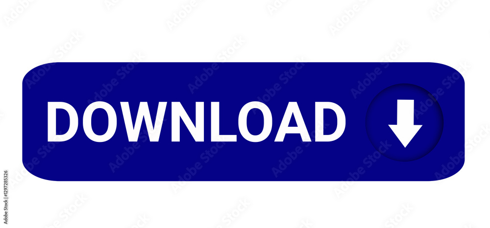Download Button: Simple Blue Icon with Arrow for Website and App Design Download Button: Simple Blue Icon with Arrow for Website and App Design
