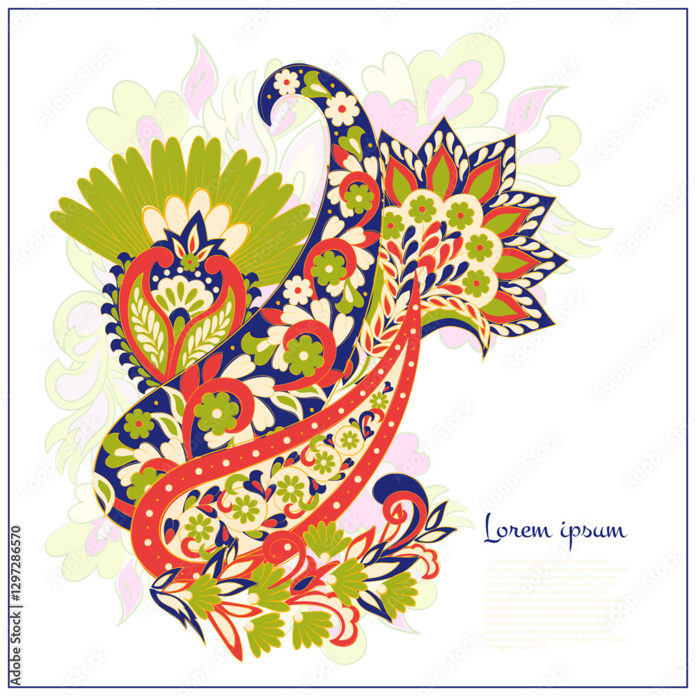 Obraz premium abstract floral background