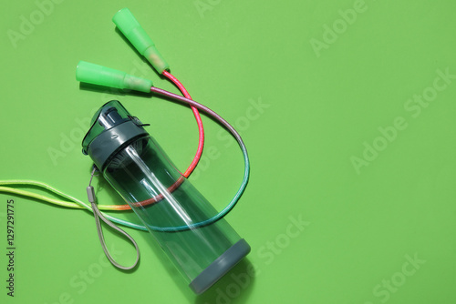 Sports water bottle and jum...