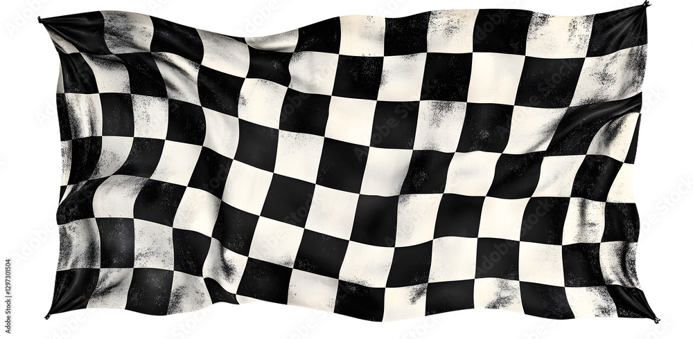Obraz premium Checkered flag, race flag background
