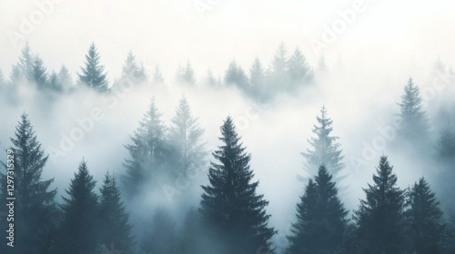 Fog in the forest