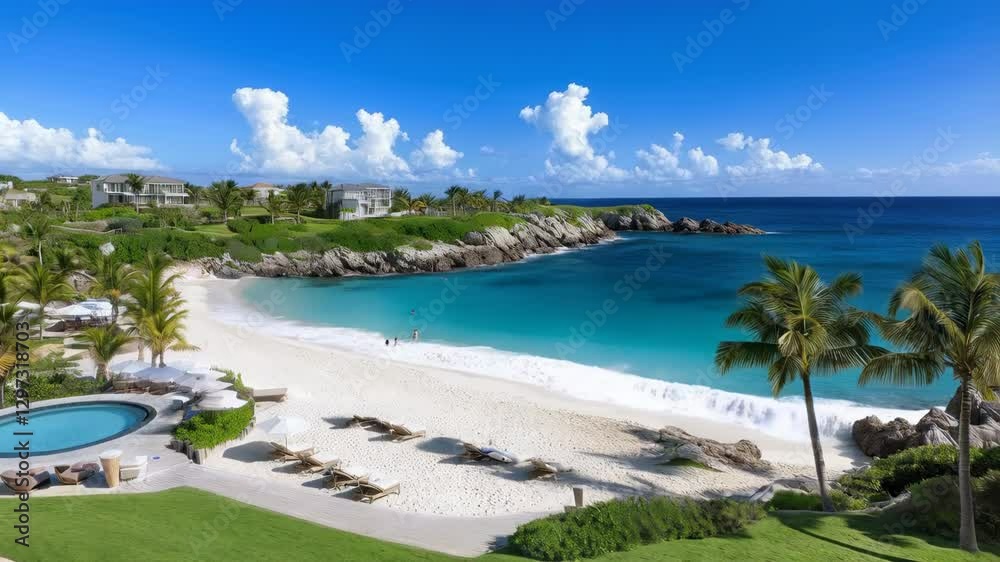 Luxury Beach Resort Paradise: Tranquil Getaway Luxury Beach Resort Paradise: Tranquil Getaway