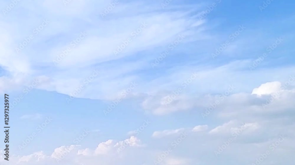 cloudscape, timelapse of beautiful blue sky with white fluffy clouds during Sunset for a background
cloudscape, timelapse of beautiful blue sky with white fluffy clouds during Sunset for a background
