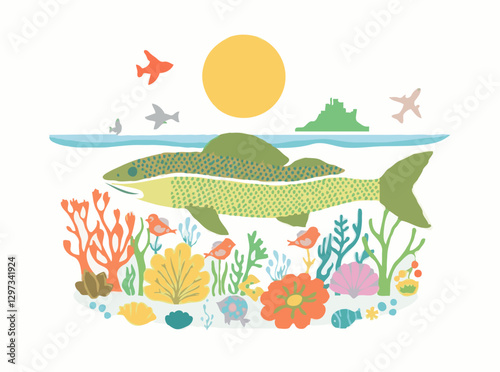 Coral Bleaching: Climate Change Impact Graphic