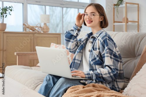 Beautiful young happy woman...