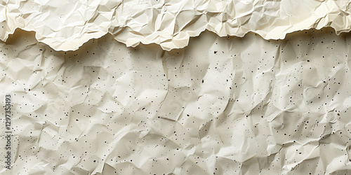 Ultra-realistic background texture of very light cream-colored paper with subtle speckles and slight graininess on the surface.