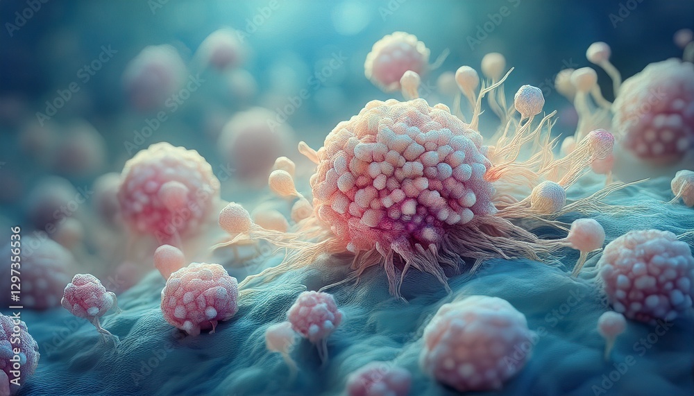 cancerous cells background, healthcare concept cancerous cells background, healthcare concept