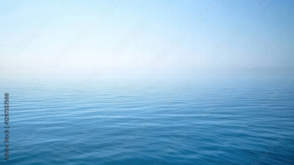 Obraz premium Clean and Sleek Blue Gradient Background for Professional Presentations