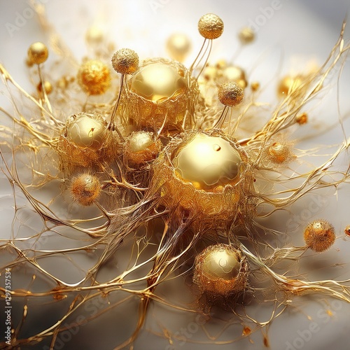 cancerous cells background, healthcare concept