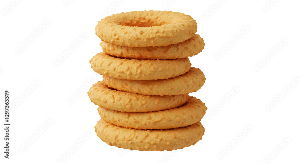 Stack of Deliciously Golden-Brown Sweet Treats Perfect for Snacking Stack of Deliciously Golden-Brown Sweet Treats Perfect for Snacking