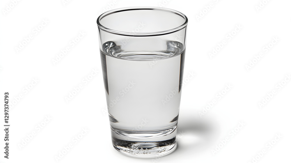 clear glass of water filled to brim, showcasing its purity and simplicity. glass reflects light beautifully, creating serene and refreshing atmosphere clear glass of water filled to brim, showcasing its purity and simplicity. glass reflects light beautifully, creating serene and refreshing atmosphere