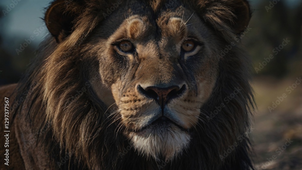 Fototapeta premium portrait of a lion