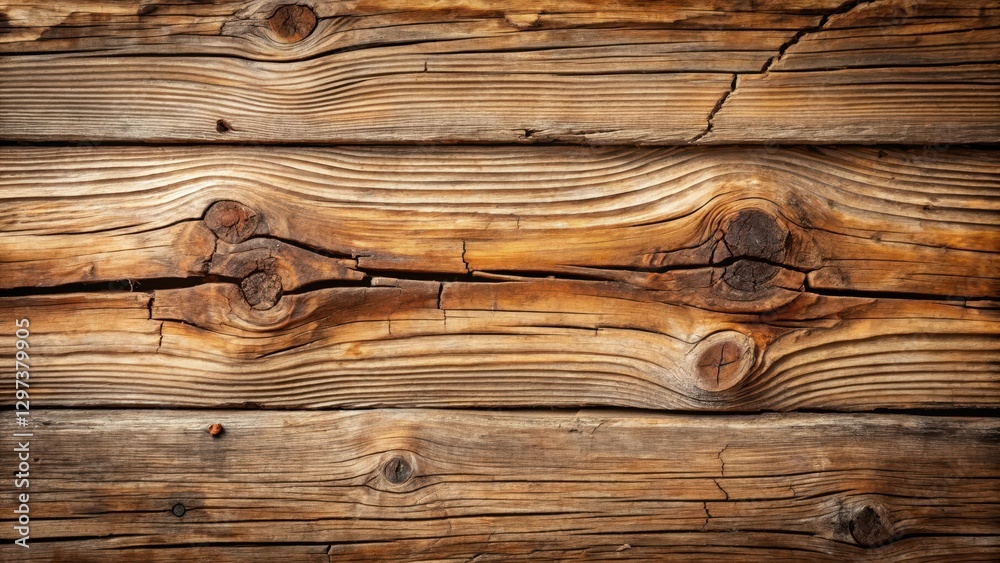 Old wooden plank with natural cracks and weathered texture, wooden beams Old wooden plank with natural cracks and weathered texture, wooden beams