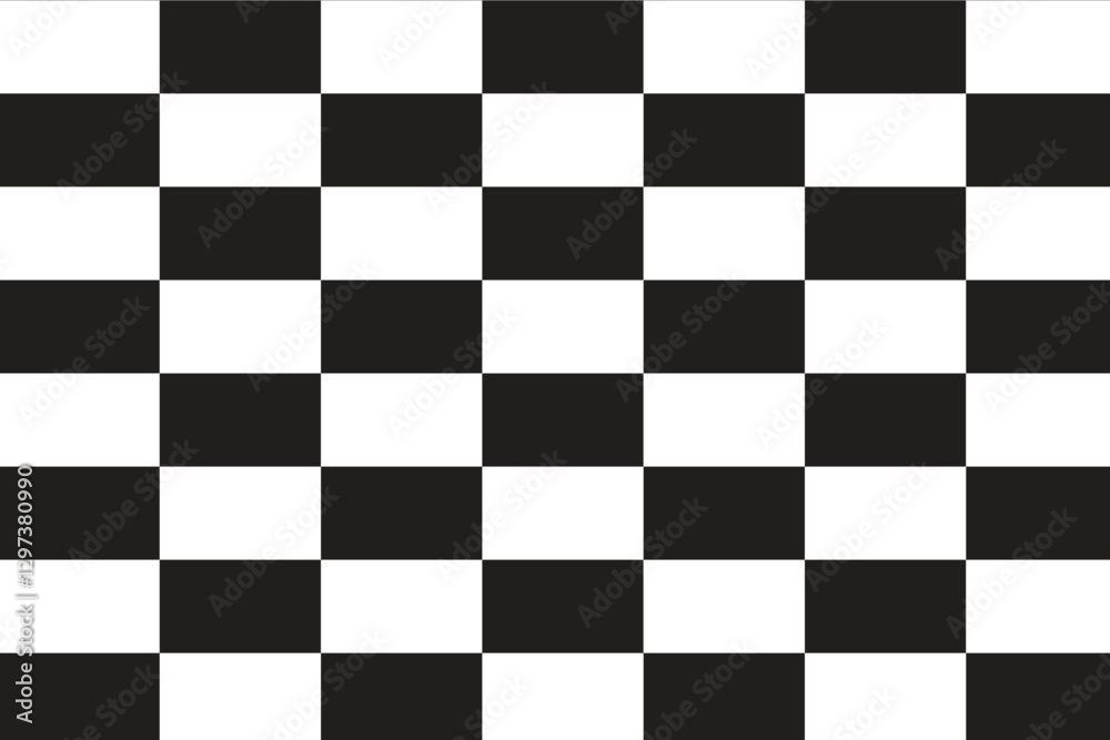 Black and white checkered pattern . Chess pattern . Black and white square background. isolated on white background. Vector illustration
Black and white checkered pattern . Chess pattern . Black and white square background. isolated on white background. Vector illustration