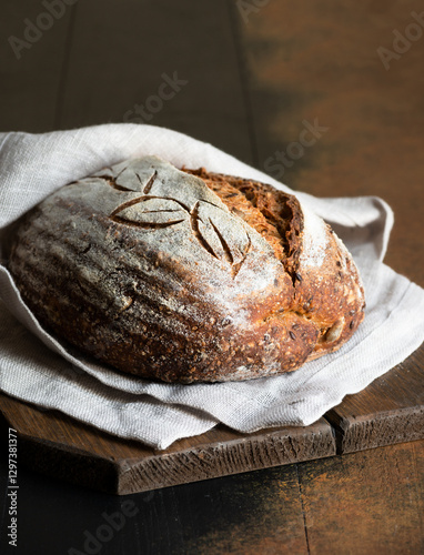 Homemade sourdough bread