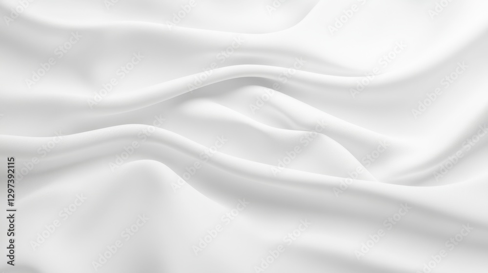 Minimalist seamless white background for photography