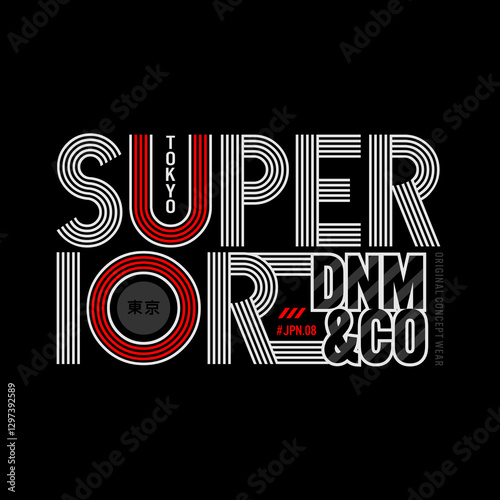 superior japan t shirt graphic design