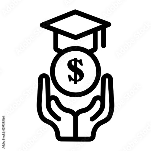 tuition Line Icon