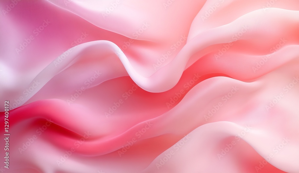 Obraz premium Soft Pink Fabric Drape Texture Background