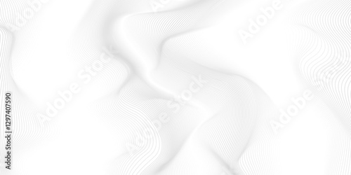 Premium background design with diagonal line pattern in grey colour. Vector white horizontal template for business banner, formal invitation backdrop, luxury voucher, prestigious gift certificate