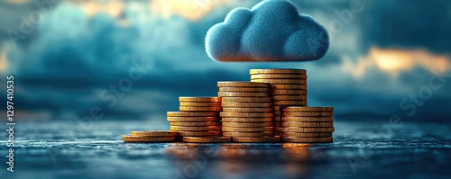 Wallpaper Mural Currency and Finance in Banking: Understanding Cloud Service Costs and Expenses Torontodigital.ca