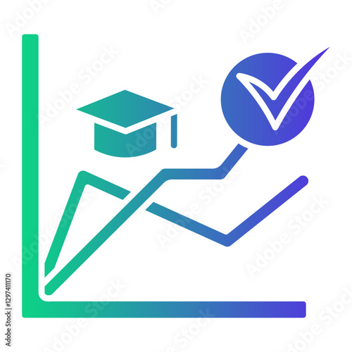 higher education Gradient icon