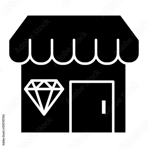 jewelry store Solid icon