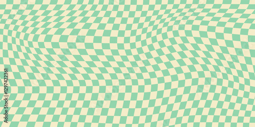 Groovy hippie 70s backgrounds. Waves, swirl, twirl pattern