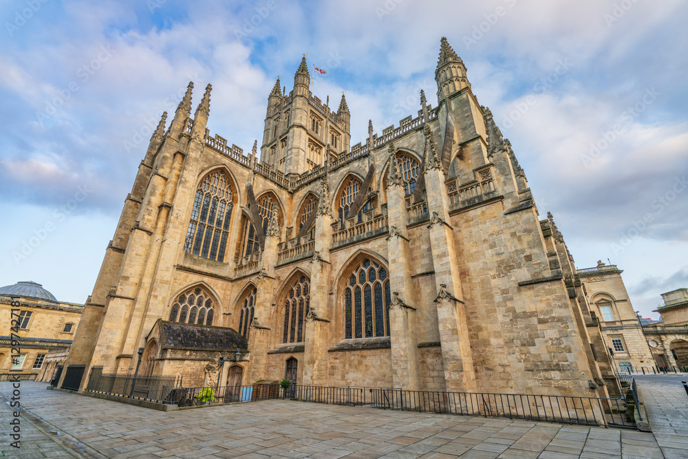Fototapeta premium Bath Abbey in City of Bath, Somerset. UK