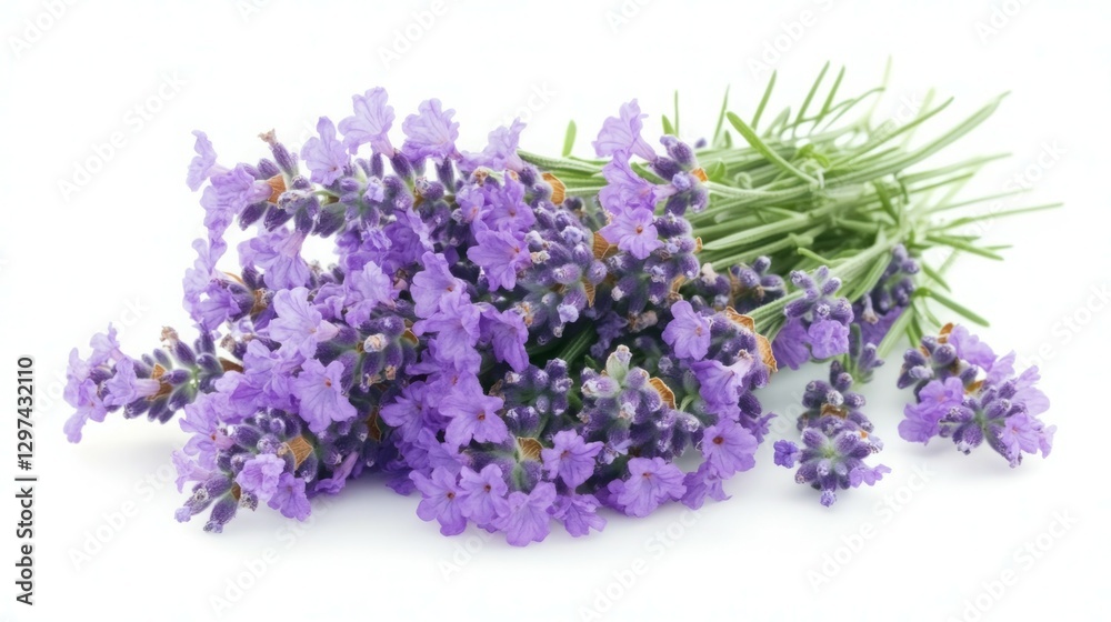 A bouquet of fragrant lavender blossoms. A bouquet of fragrant lavender blossoms.