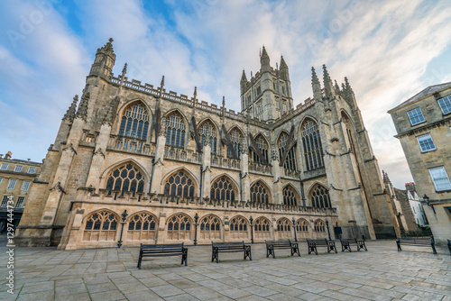 Obraz na płótnie Bath Abbey in City of Bath, Somerset. UK w salonie