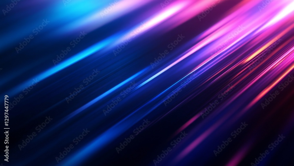 Abstract vibrant light streaks in dark background Abstract vibrant light streaks in dark background