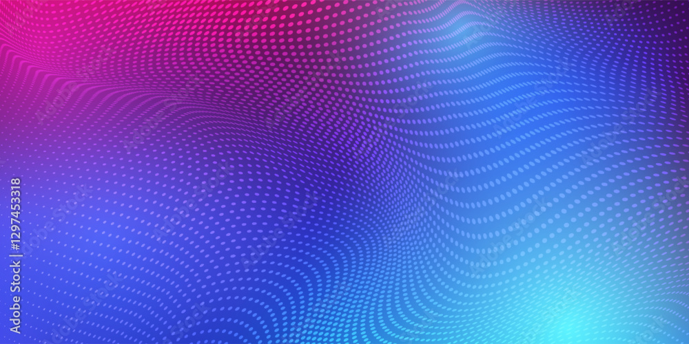 Abstract technology big data digital background. Dot blue wave light screen gradient texture background. Abstract technology big data digital background. Dot blue wave light screen gradient texture background.